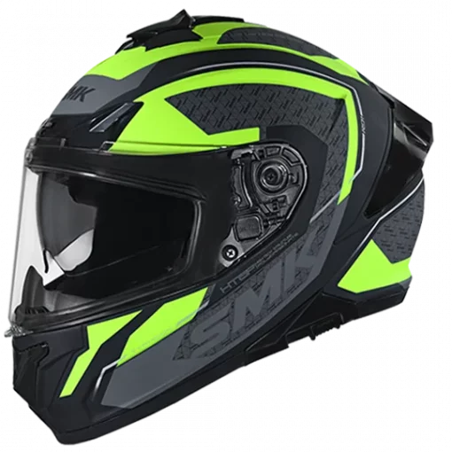 SMK Typhoon RD1 Gloss Black Yellow GreyGL246 Helmet