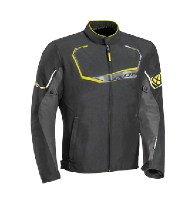 IXON Challenge Black Grey Yellow Riding Jacket 1