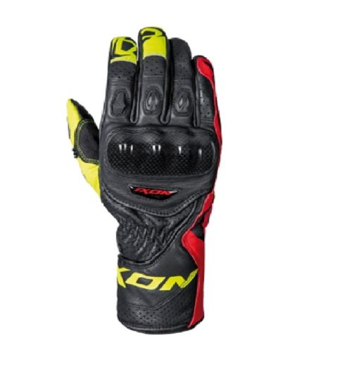 IXON RS Circuit R Black Red Yellow Riding Gloves