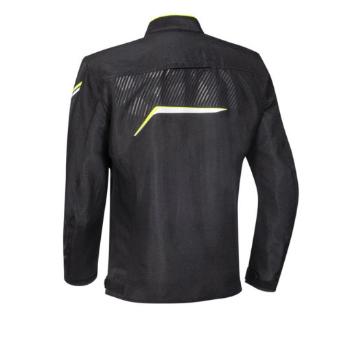 IXON Slash Light Textile Black White Yellow Riding Jacket 2