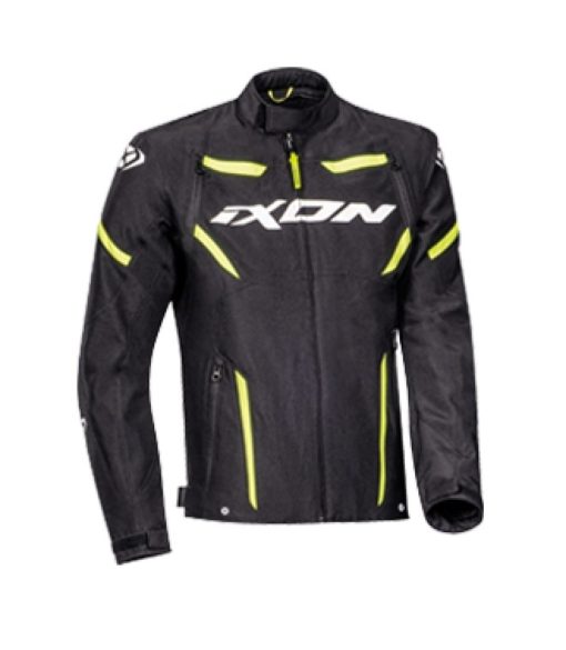 IXON Striker Black White Yellow Riding Jacket