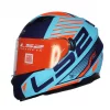 LS2 FF320 REVOLVE Gloss Black Navy Blue Helmet