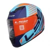 LS2 FF320 REVOLVE Gloss Black Navy Blue Helmet 2