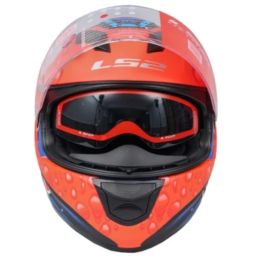 LS2 FF320 Stream Evo Bubble Gloss Black Red Full Face Helmet 3