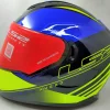 LS2 FF320 Stream Evo Path Gloss Black Blue Full Face Helmet 4