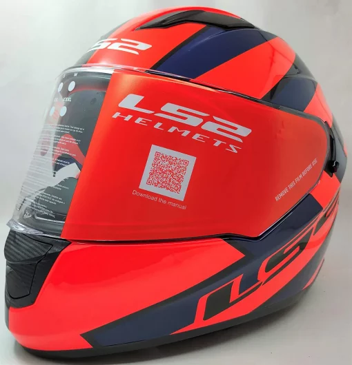 LS2 FF320 Stream Evo Rex Gloss Black Red Full Face Helmet 3
