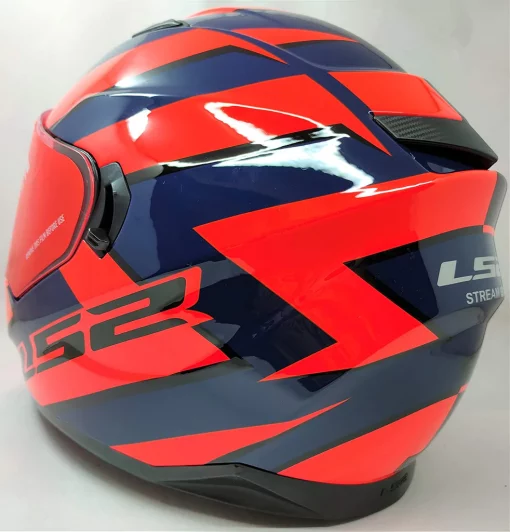 LS2 FF320 Stream Evo Rex Gloss Black Red Full Face Helmet 5