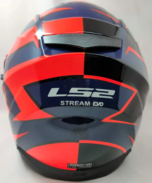 LS2 FF320 Stream Evo Rex Gloss Black Red Full Face Helmet 6