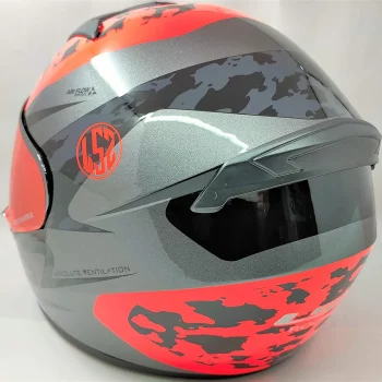 LS2 FF352 Airflow Matt Titanium Red Full Face Helmet 2