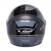 LS2 FF352 Brush Gloss Black Grey Helmet 4