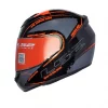 LS2 FF352 Brush Matt Black Orange Helmet