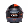 LS2 FF352 Brush Matt Black Orange Helmet 5