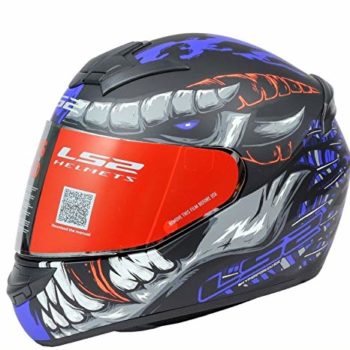 LS2 FF352 Fly Demon Matt Black Blue Full Face Helmet