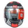 LS2 FF352 Rookie Fly Demon Matt Black Red Full Face Helmet 3