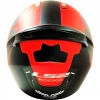 LS2 FF352 Rookie Iron Face Matt Black Red Full Face Helmet 4