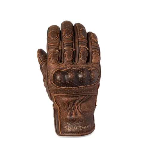 Royal Enfield Vintage Olive Womens Riding Gloves 4