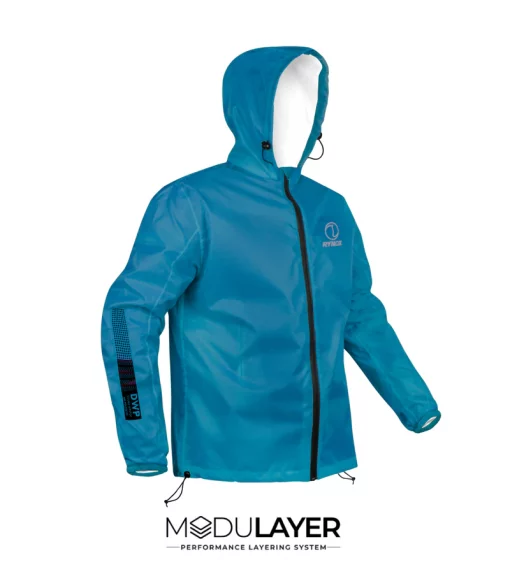 Rynox H2GO Pro Aqua Blue Rain Jacket