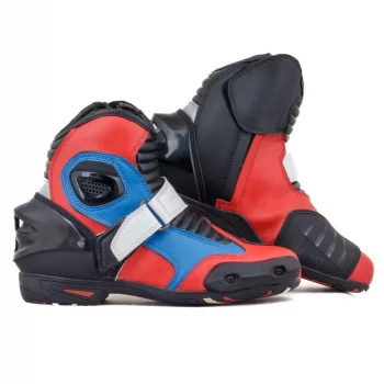 Tarmac Blade 2 Black White Red Blue Riding Boots 5