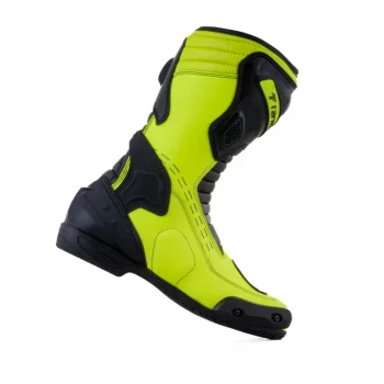 Tarmac Speed Black Fluorescent Yellow Riding Boots 5