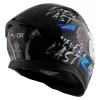 AXOR Apex Ride Fast Gloss Black Blue Helmet 5