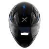 AXOR Apex Ride Fast Gloss Black Blue Helmet 8