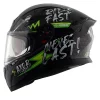 AXOR Apex Ride Fast Gloss Black Neon Yellow Helmet 2