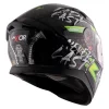 AXOR Apex Ride Fast Gloss Black Neon Yellow Helmet 5