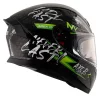 AXOR Apex Ride Fast Gloss Black Neon Yellow Helmet 6