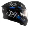 AXOR Apex Ride Fast Matt Black Blue Helmet 6