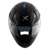 AXOR Apex Ride Fast Matt Black Blue Helmet 8