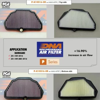 DNA Air Filter P K10S16 0R For Kawasaki ZX 10R ABS Series 16 22 2