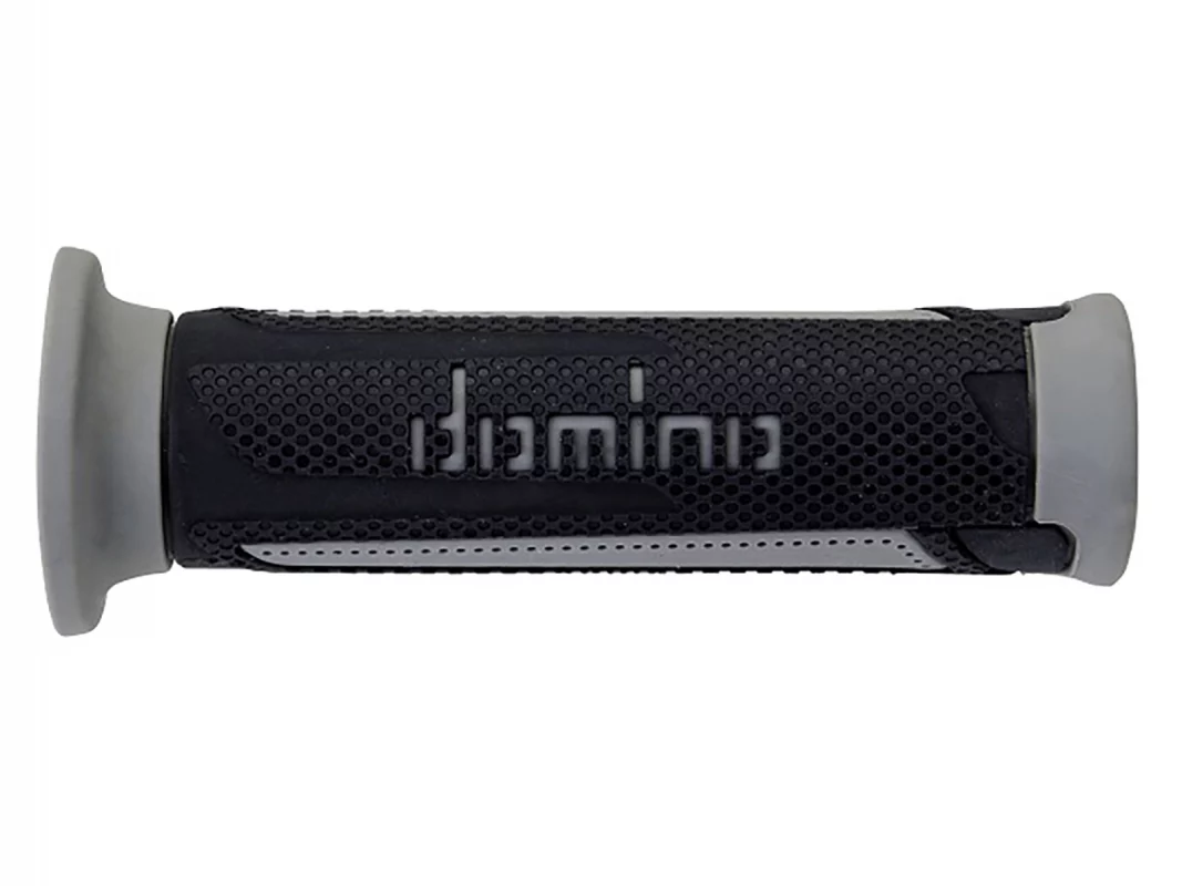Domino Touring Black Grey Motorcycle Grips