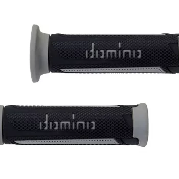 Domino Touring Black Grey Motorcycle Grips 2