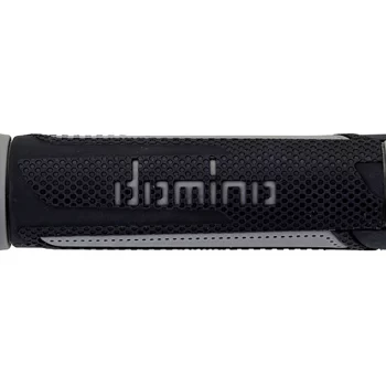 Domino Touring Black Grey Motorcycle Grips