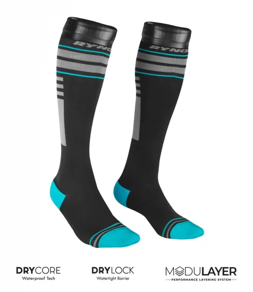 Rynox H2GO EVO Waterproof Socks Black Blue