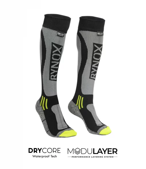 Rynox H2GO Waterproof Socks Black Grey