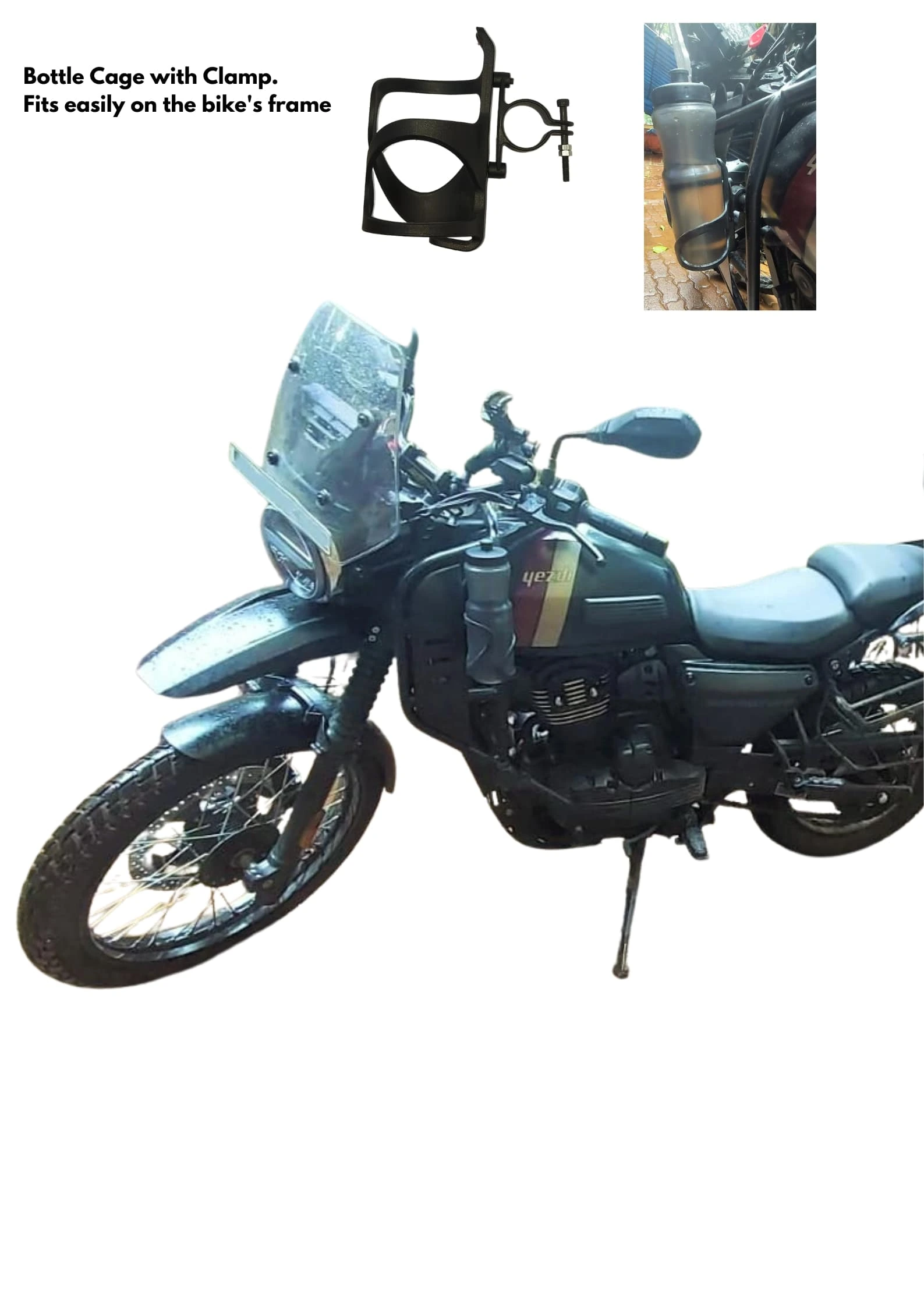 Tryka Gears Combo Bottle Clamp Cage 2