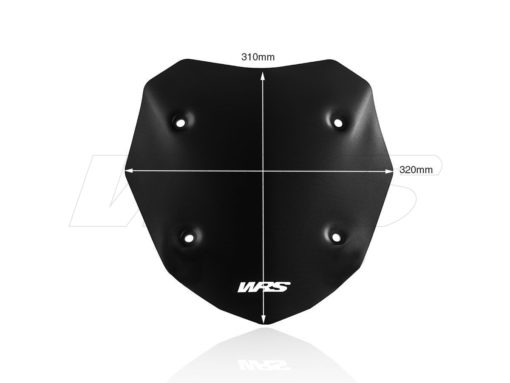 WRS Matt Black Sport Windscreen for BMW F 900 XR 2020 21 3