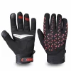 BBG Motocross Black Red Riding Gloves