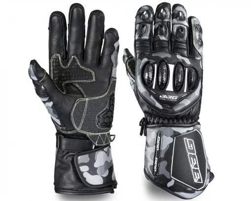 BBG Racer Black Camo Riding Gloves 2