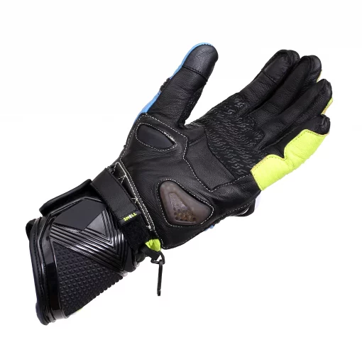 BBG Snell RaceTech Black Neon Riding Gloves 3