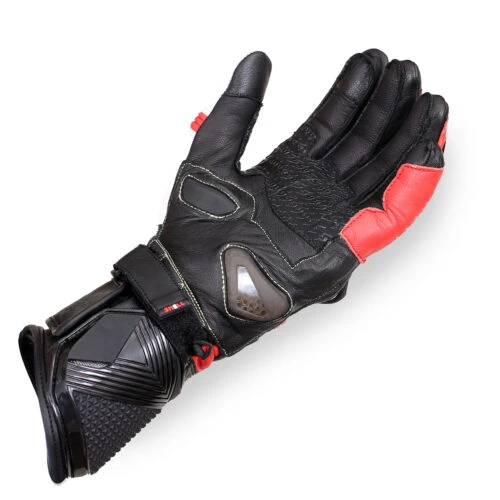 BBG Snell RaceTech Black Red Riding Gloves 3