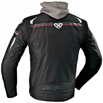 IXON Dual MS Textile Black White Red Riding Jacket 2