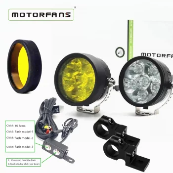 Alternative view of MotorFans L6R V3 Motorcycle Aux Lighting Kits