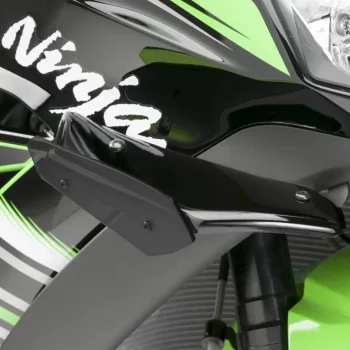Puig Black Downforce Wing Spoiler for Kawasaki ZX10R 2016 20