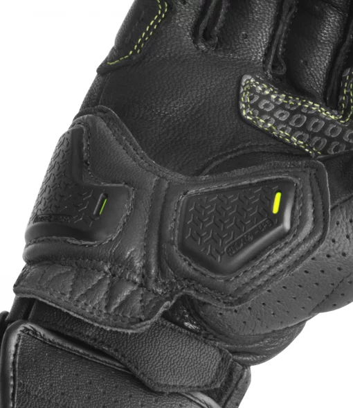 Rynox Storm Evo 3 Black Fluorescent Green Riding Gloves 2