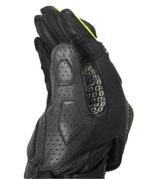 Rynox Storm Evo 3 Black Fluorescent Green Riding Gloves 6