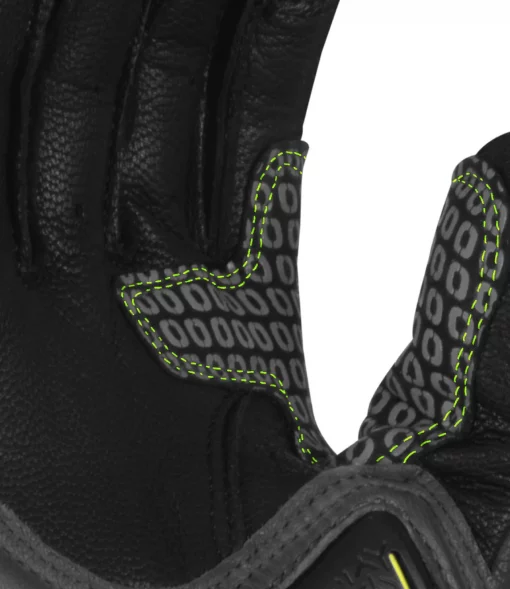 Rynox Storm Evo 3 Black Fluorescent Green Riding Gloves 7