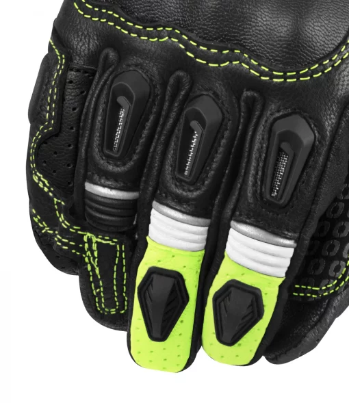 Rynox Storm Evo 3 Black Fluorescent Green Riding Gloves 8