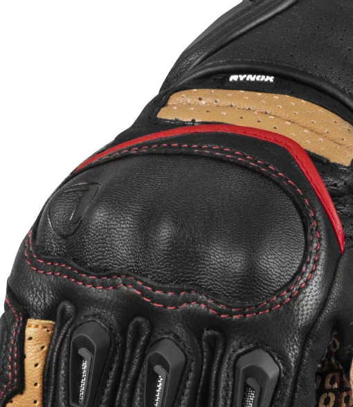 Rynox Storm Evo 3 Black Sand Brown Riding Gloves 4